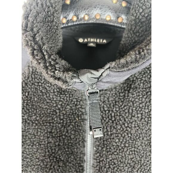 Athleta full zip sherpa jacket size M - Picture 8 of 8